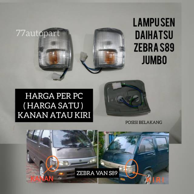 Lampu sen zebra jumbo s89