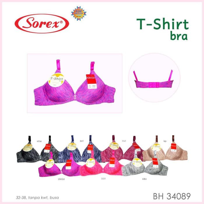Bra Tanpa Kawat Sorex T-shirt Bra 34089 - 36