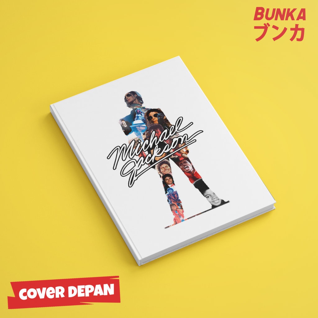 

Notebook 80's Michael Jackson 2 Hardcover A5 Buku Tulis Catatan Notes Agenda Planner Jurnal