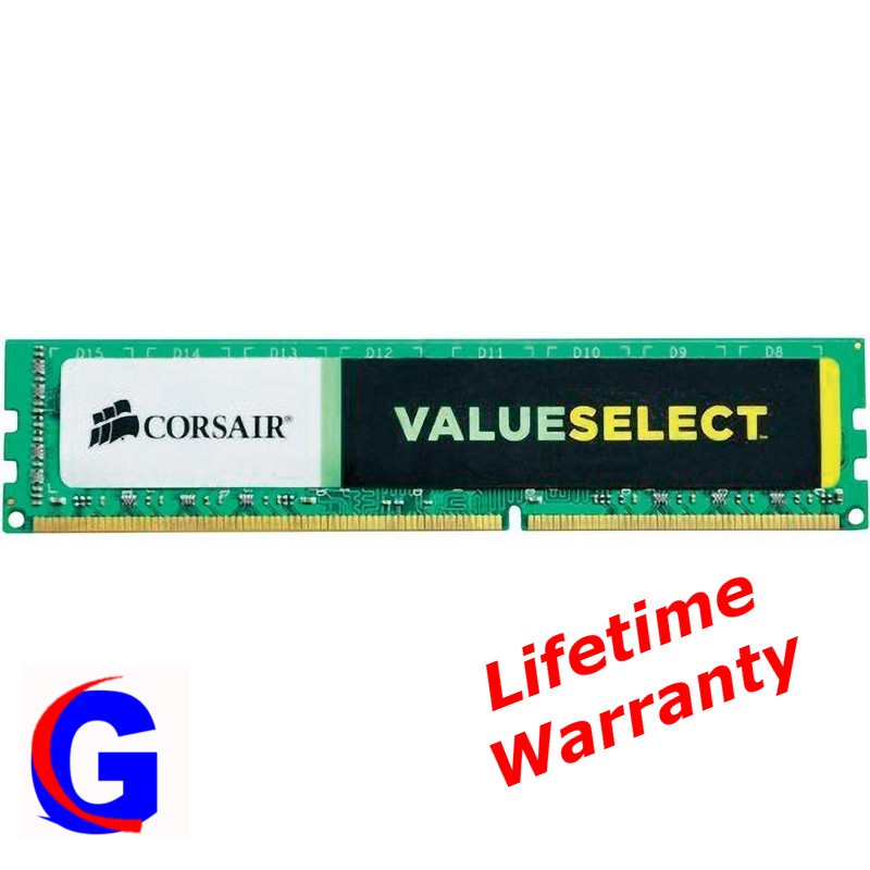 MEMORY 1 X 8 GB CORSAIR VALUE PC 12800