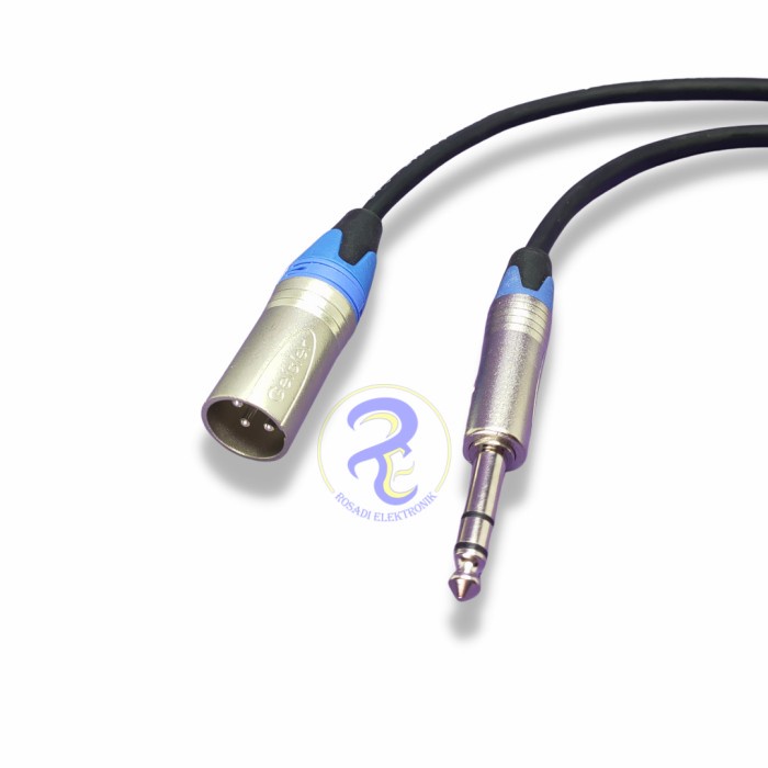 kabel mic akai Trs to xlr male 6.5mm microphone cable 15 meter