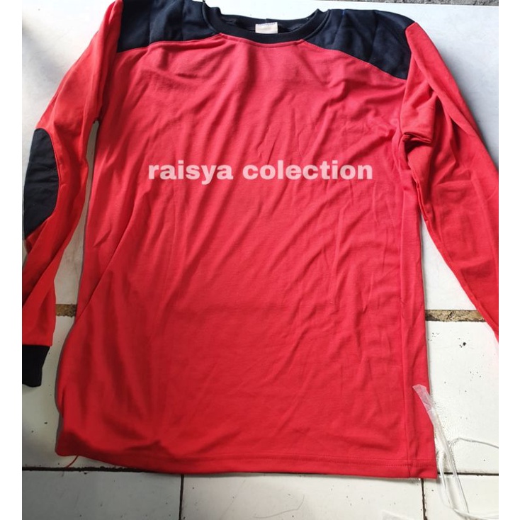 kaos lengan panjang polos model airud / kaos lengan panjang polos