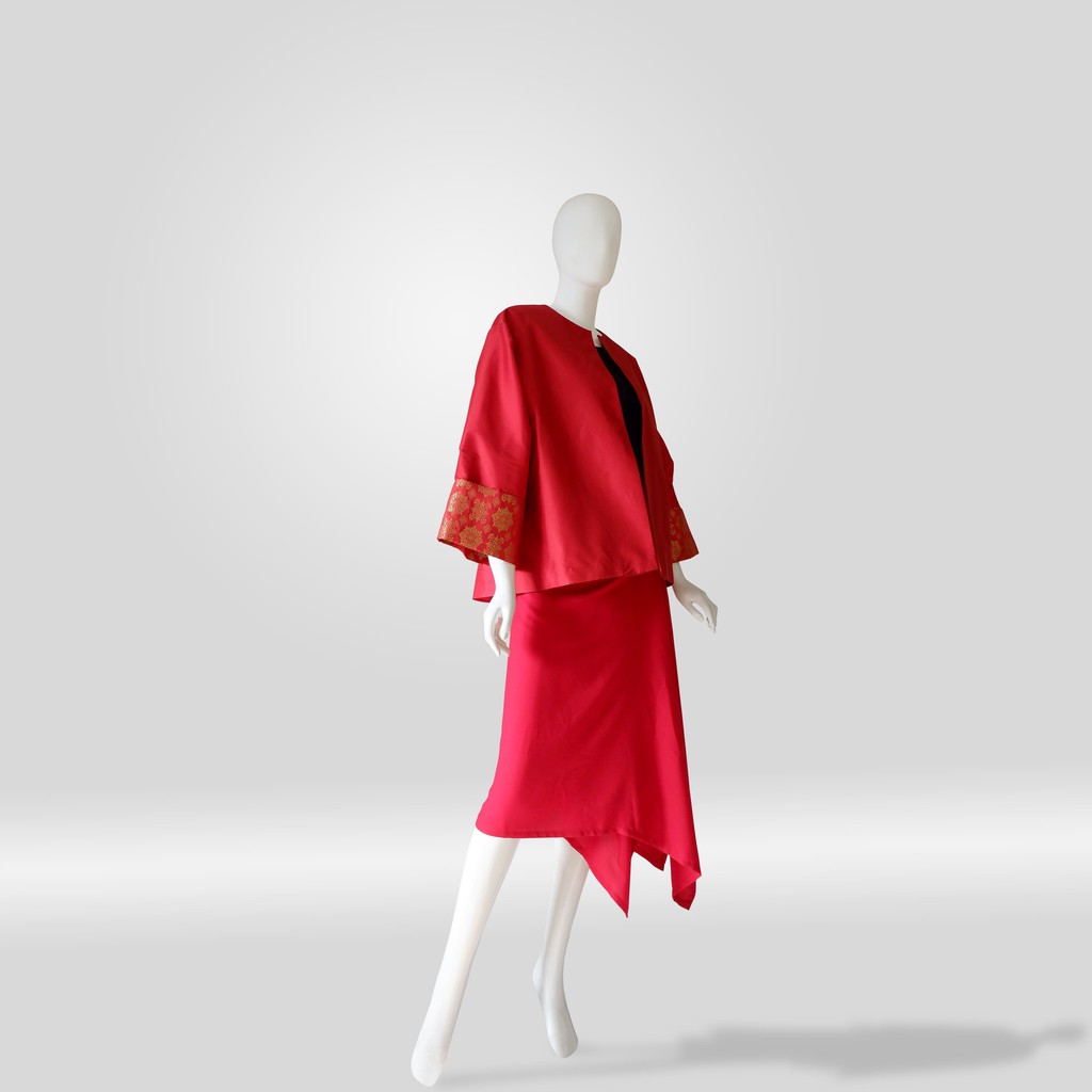 Poppy Dharsono - Outer Taffeta Kombi Songket