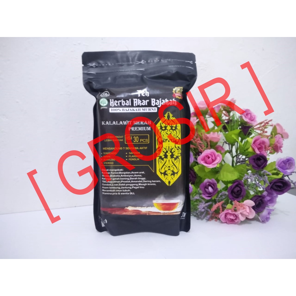 

(GROSIR) TEH Bajakah Merah Kalalawit ASLI TEH CELUP isi 30pcs Asli Kalimantan