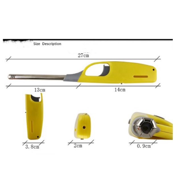 Korek Api Gas - Alat Pematik Api Kompor Lilin Lighter Multifungsi (Bisa Untuk Menyalakan Api Unggun, Panggangan DLL)
