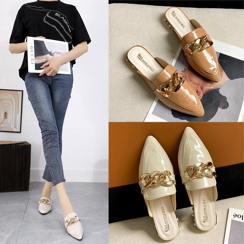 Free Box Flat Shoes Wanita Best Seller Sandal Kantoran NS970 Sepatu Sandal Flat Wanita Sepatu Hak Tinggi Wanita Terlaris dan Kekinian