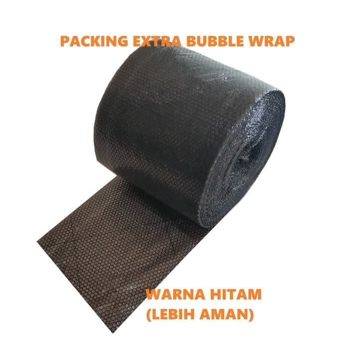 

Bubble Wrap Extra Packing Tambahan Warna Hitam