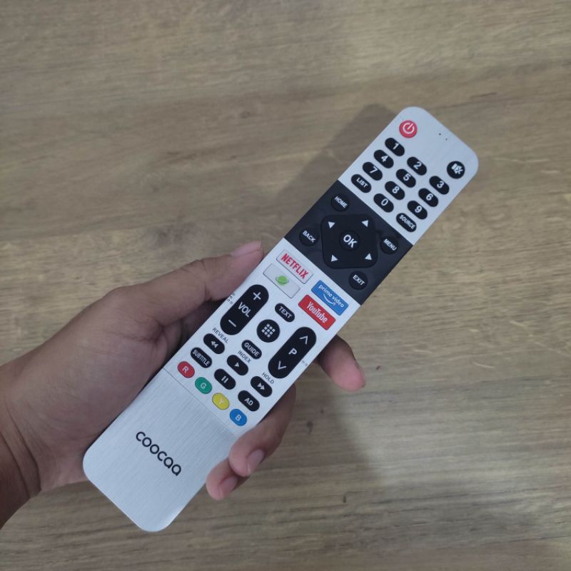 Remote COOCAA Smart TV Android TV Terbaru Dengan Netflix, Youtube & Prime Video 100% Original - Remo