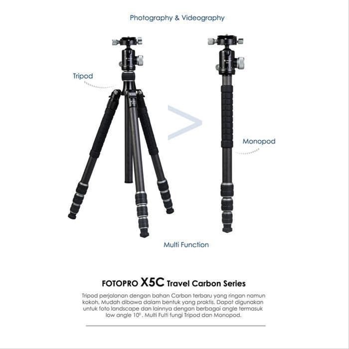 Fotopro X-5C Tripod kit