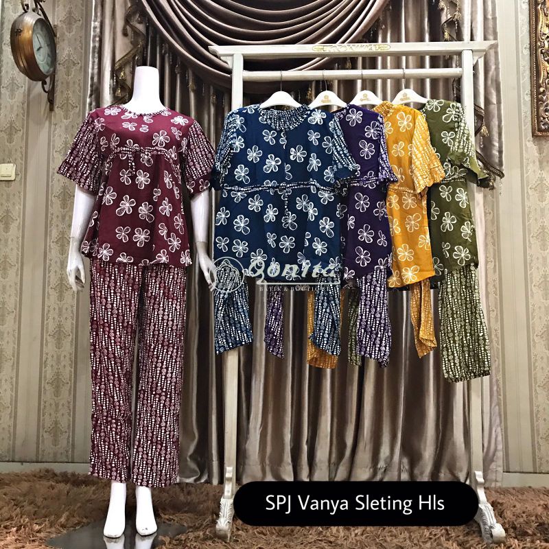 Setelan Babydoll Daster Qonita Batik Pekalongan