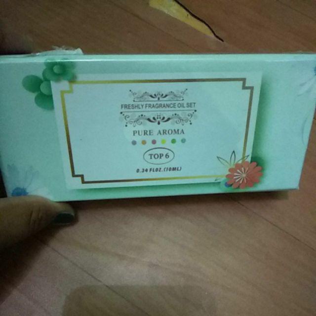 [ Paket Premium 9pcs ] Aroma Terapi Diffuser Humidifier Pure Essential Fragrance Oil Aromatherapy