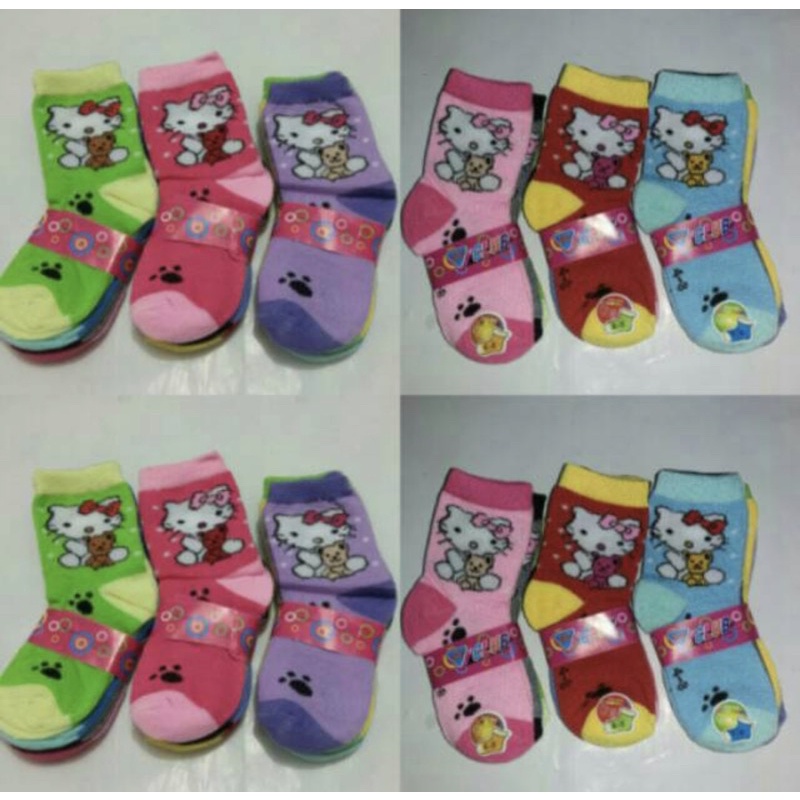 Freya Kids Kaos kaki anak motif lucu karakter TK &amp; SD laki laki perempuan Random kaos kaki murah berkualitas