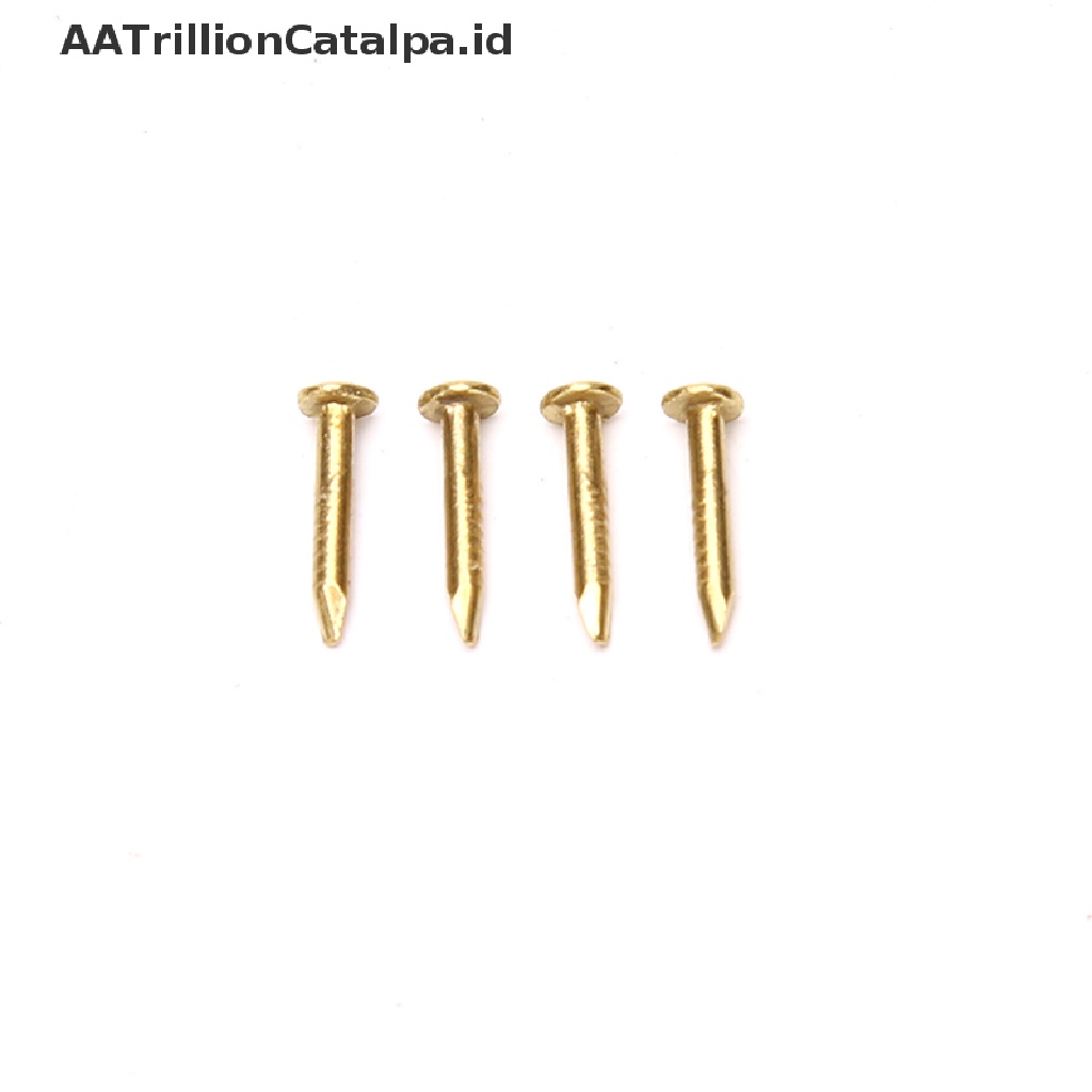 Aatrillioncatalpa 20pcs Engsel Mini Bahan Metal Untuk Furniture Rumah Boneka 1 / 12