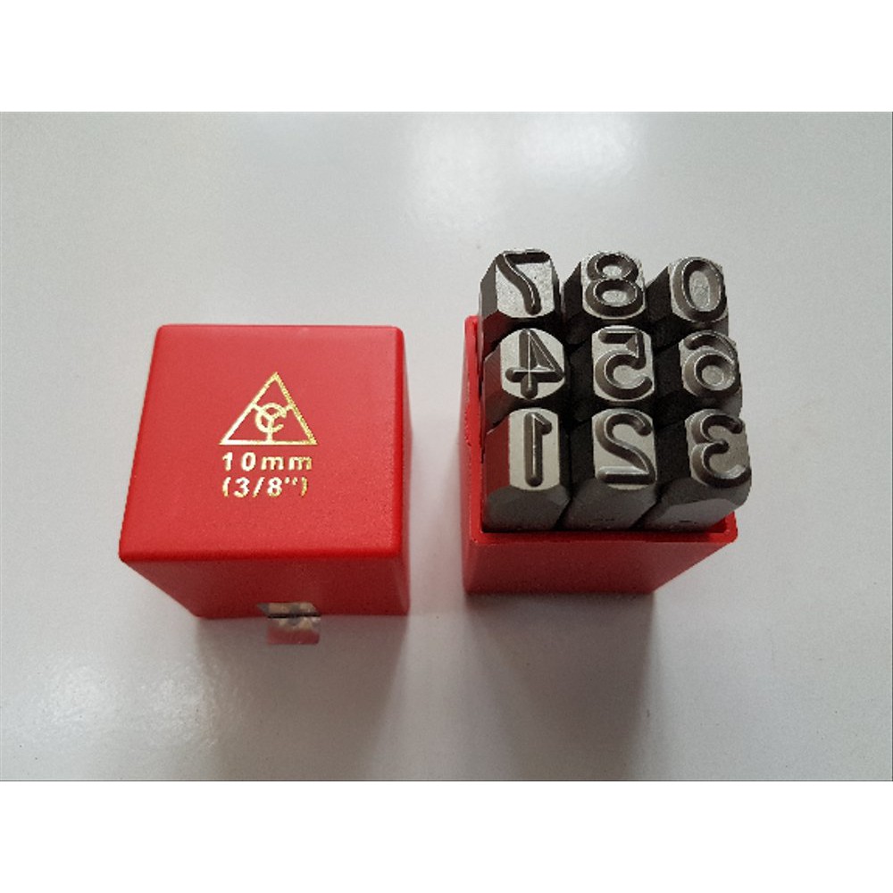 Ketok nomor 10mm. number punch SUJU.. ketok angka