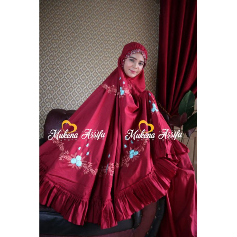 mukena bordir rempel bordir bukittinggi mukena murah mukena mewah