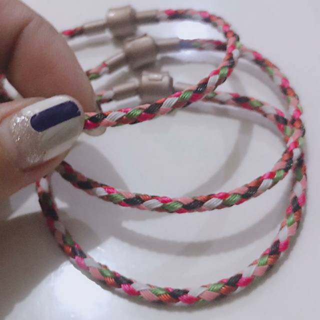 Gelang kawat (Wire Rope)/ Gelang tali/ Titanium/ Stainless (Summer Party)