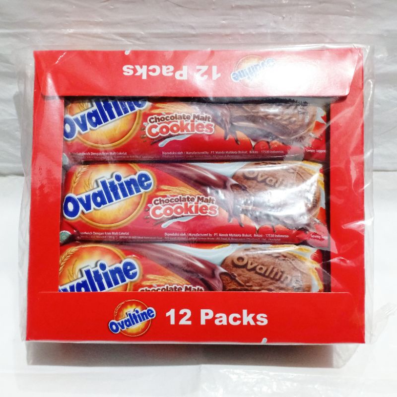 

Ovaltine Chocolate Malt Cookies isi 12 x 30gr