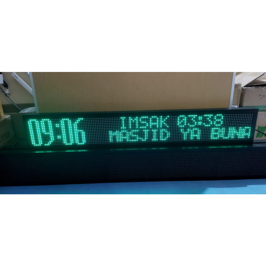 Jadwal Sholat GPS 20x140cm Hijau Android