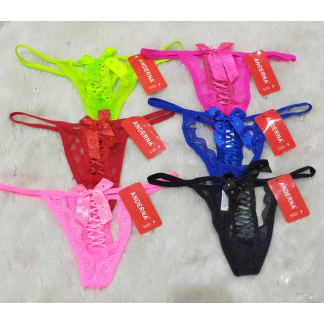 Celana dalam Gstring wanita allsize muat jumbo