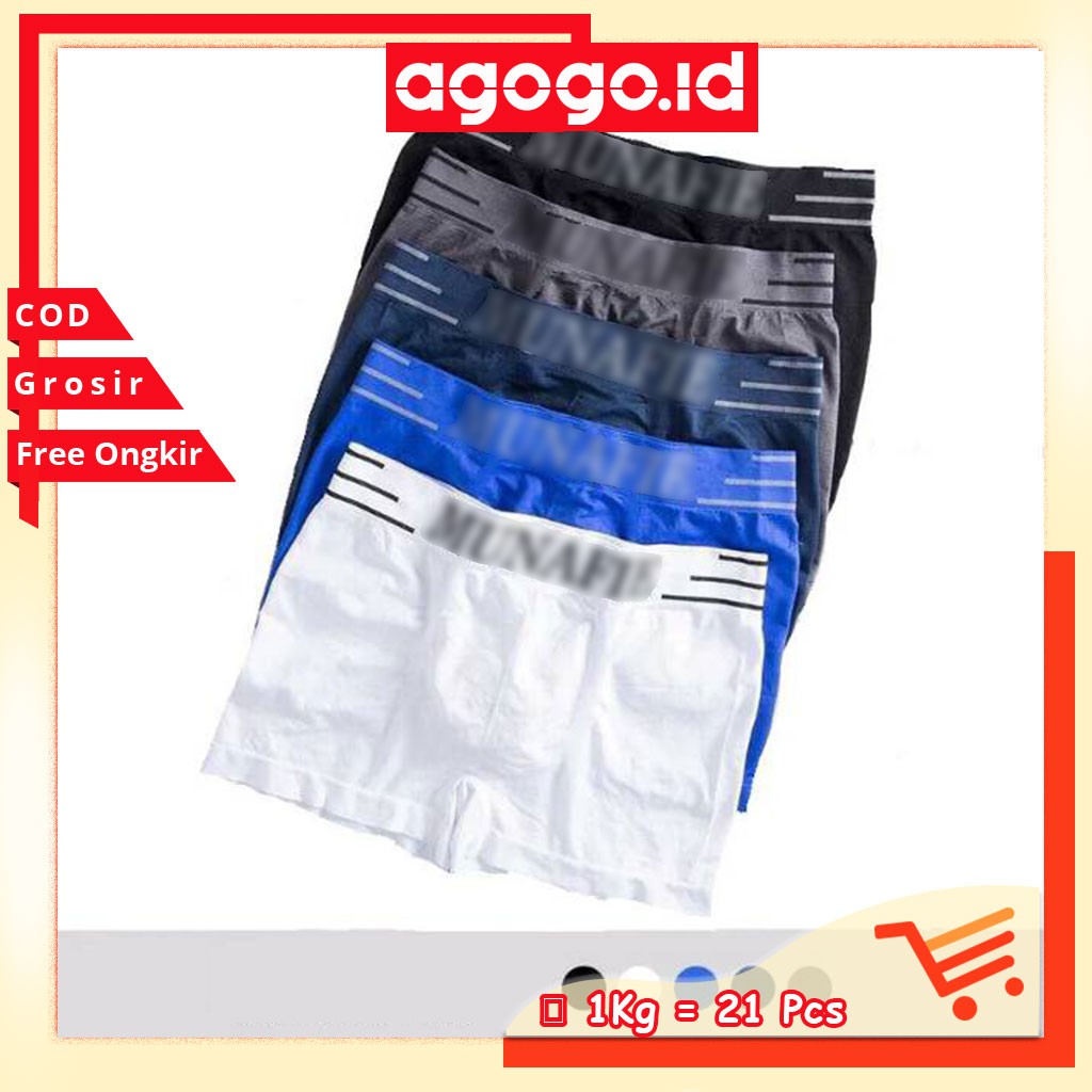 AGG-60 Boxer Munafie Pria / Underwear Man (TANPA KANTONG) Pakaian Dalam Cowok Munafie Murah