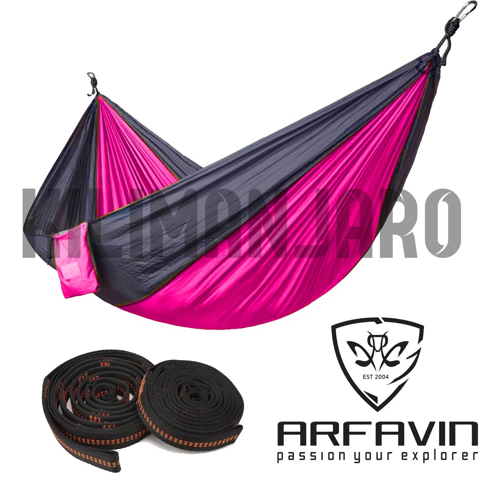 Hammock camping ayunan kombinasi 2 warna Kilimanjaro Hammock Outdoor