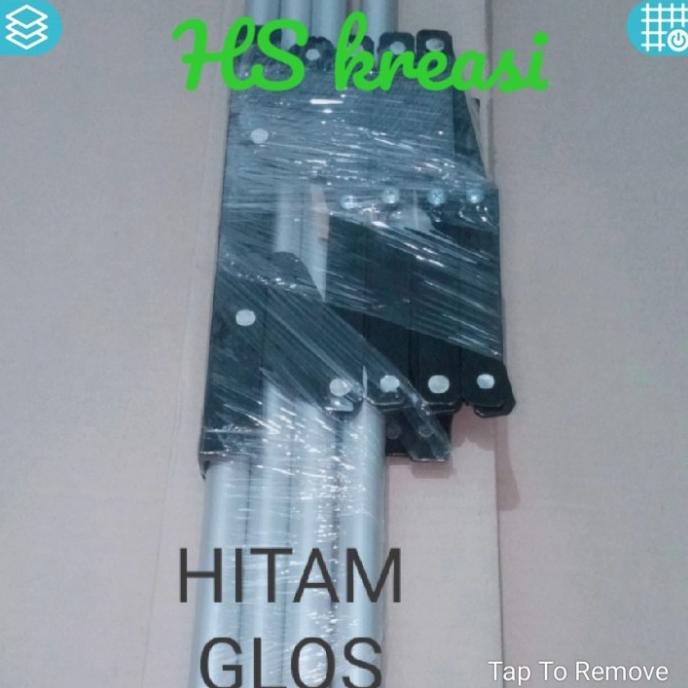 ,,,,,,,] jemuran dinding lipat panjang 1 meter