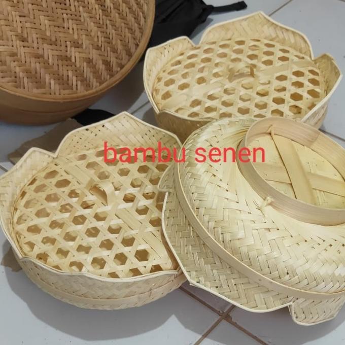 

READY COD keranjang bambu teratai/hantaran/besek teratai/hampers MURAH
