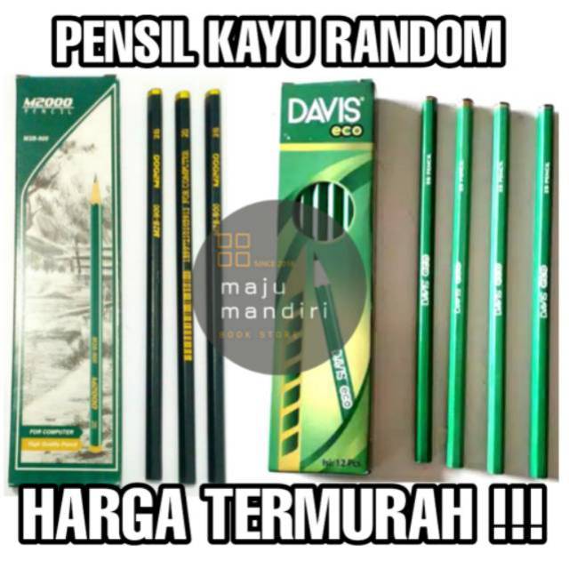 

Pensil Kayu Termurah 1 Box Isi 12 Pcs