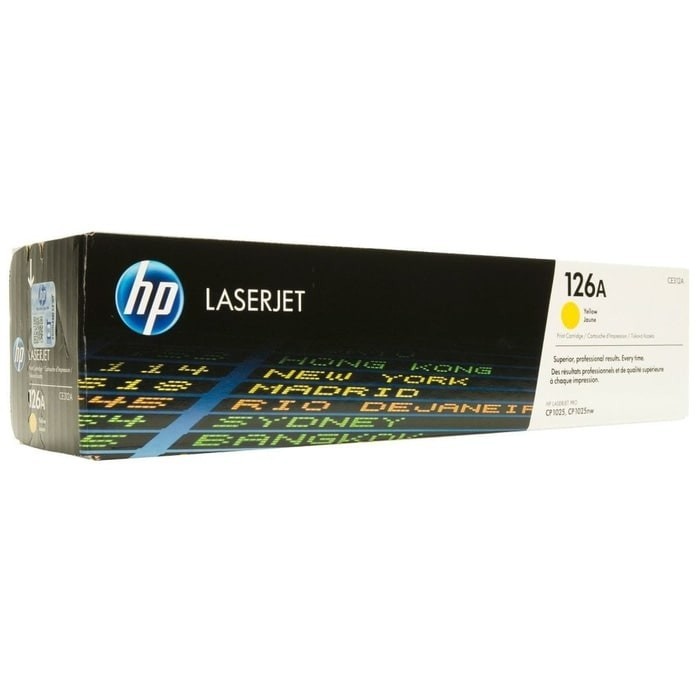 HP Toner 126A Yellow (CE312) For HP Color LaserJet CP1025, CP1025NW