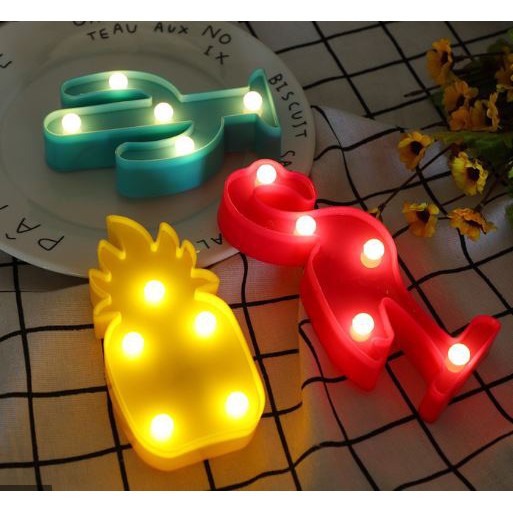Lampu LED / Lampu LED Karakter / Lampu LED Flamingo / Lampu Led Kaktus / Lampu LED Nanas
