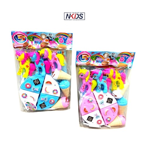 Mainan Kue Tart / Mainan Potong Kue Anak Perempuan dengan Boneka Lucu