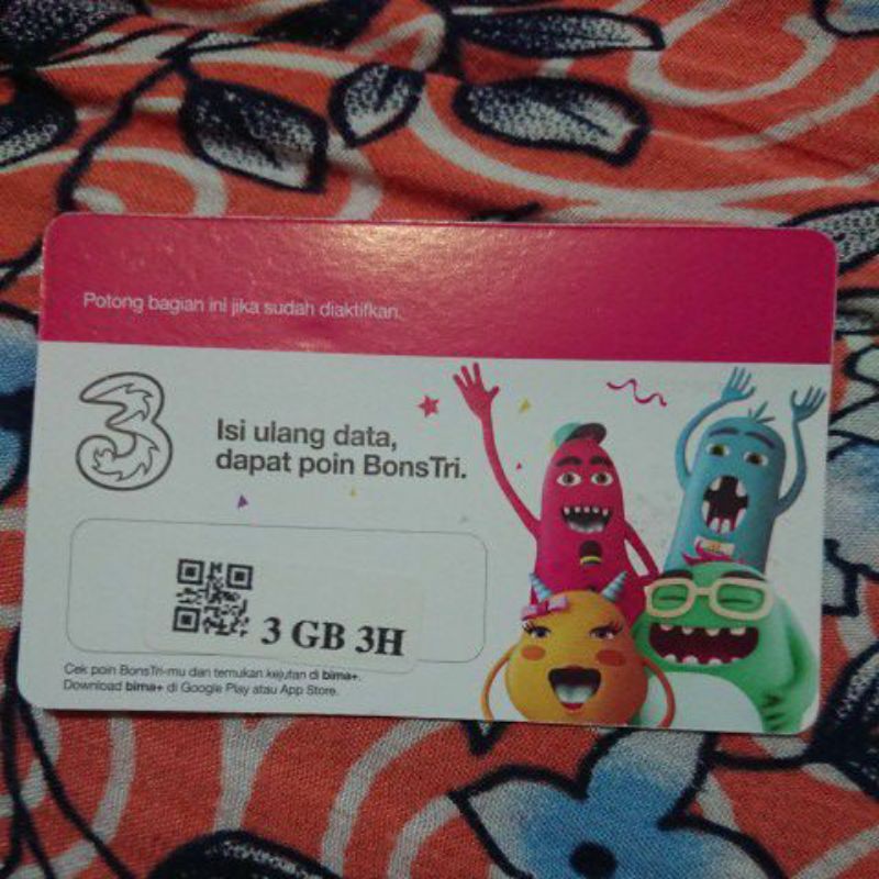 Voucher Tri 3 GB 3H
