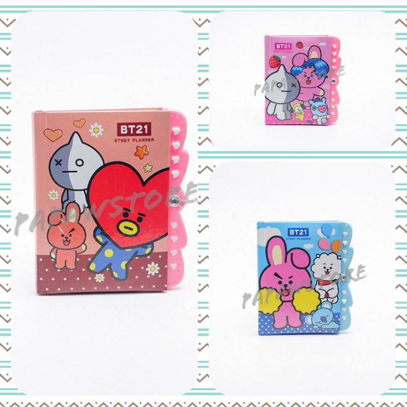 

Buku Tulis Diary Kunci BTS/BT21 Kpop Army Bangtan Lucu Murah