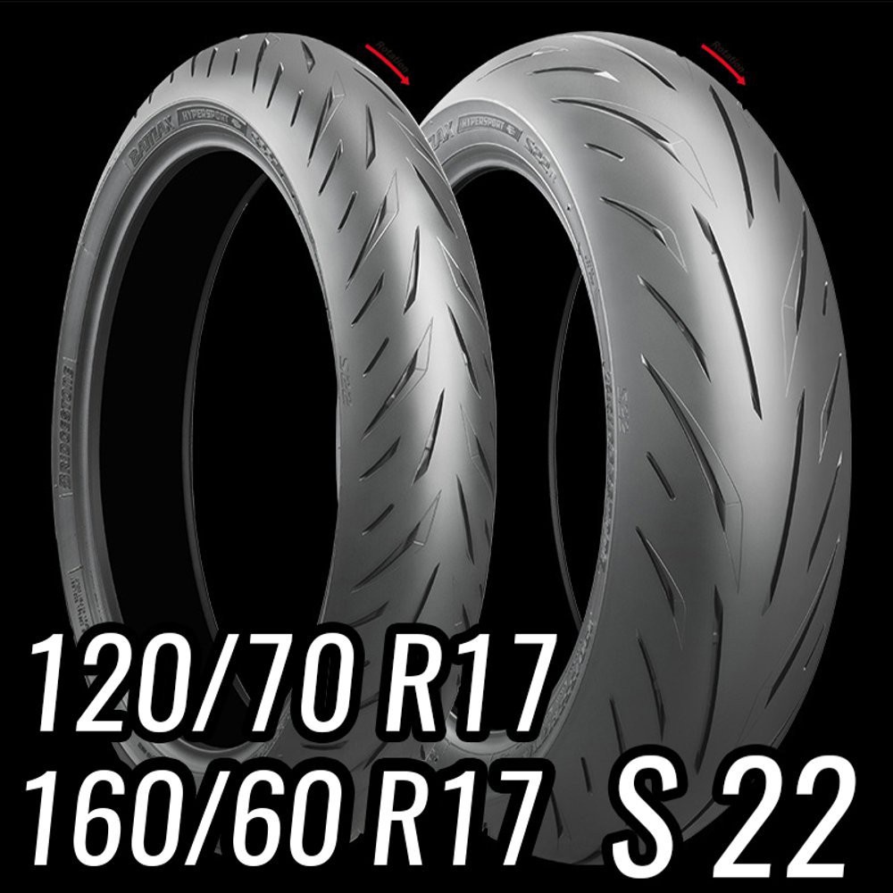Ban Battlax Bridgestone S22 120-70 17 & 160-60 17