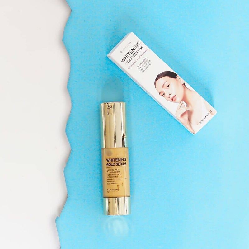 whitening gold serum, serum gold