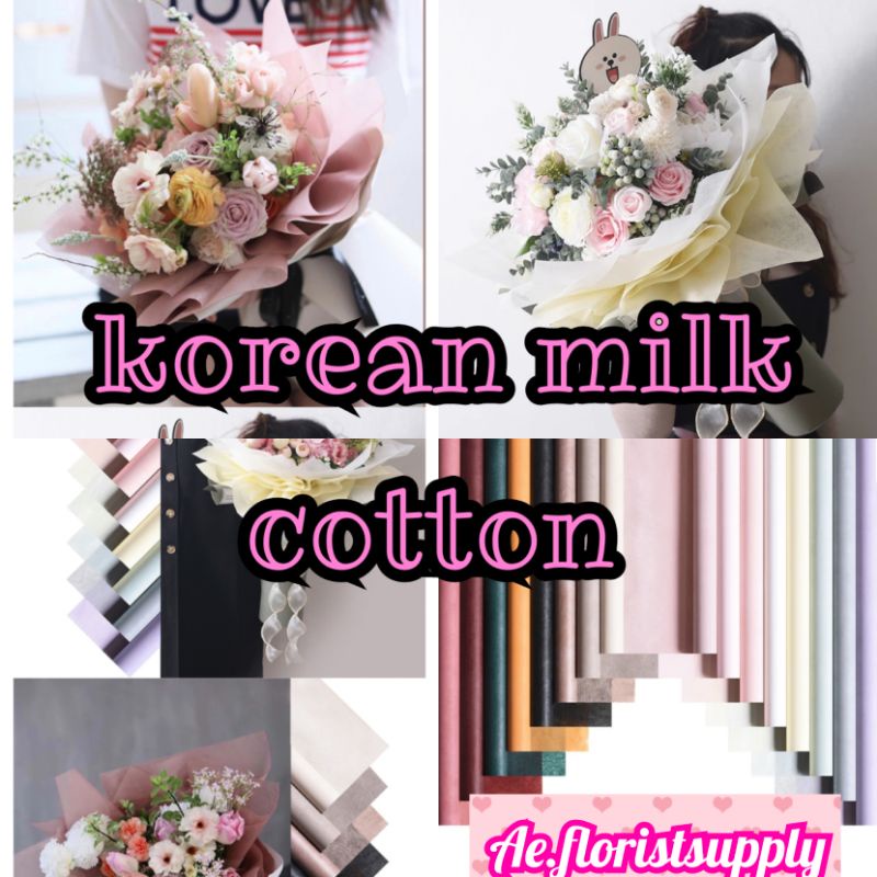 

wrapping paper korean milk cotton 60*10m