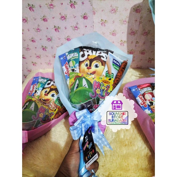 Bucket Snack / Bouquet Snack / Snack Ultah Anak / Bingkisan Ulang Tahun / Paket Snack Bucket / Snack Ultah Unik / Souvenir Snack Ultah