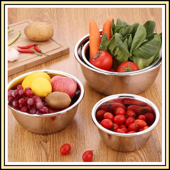 Vicenza Cookware Set Peralatan Makan Praktis V712 / Panci Set Vicenza  PromoBaskom 24Cm  Tinggi