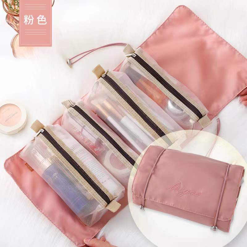 Tas Kosmetik 4 in 1/Tas Make Up/Make Up Tools Travel Pouch/Organizer Travel Bag