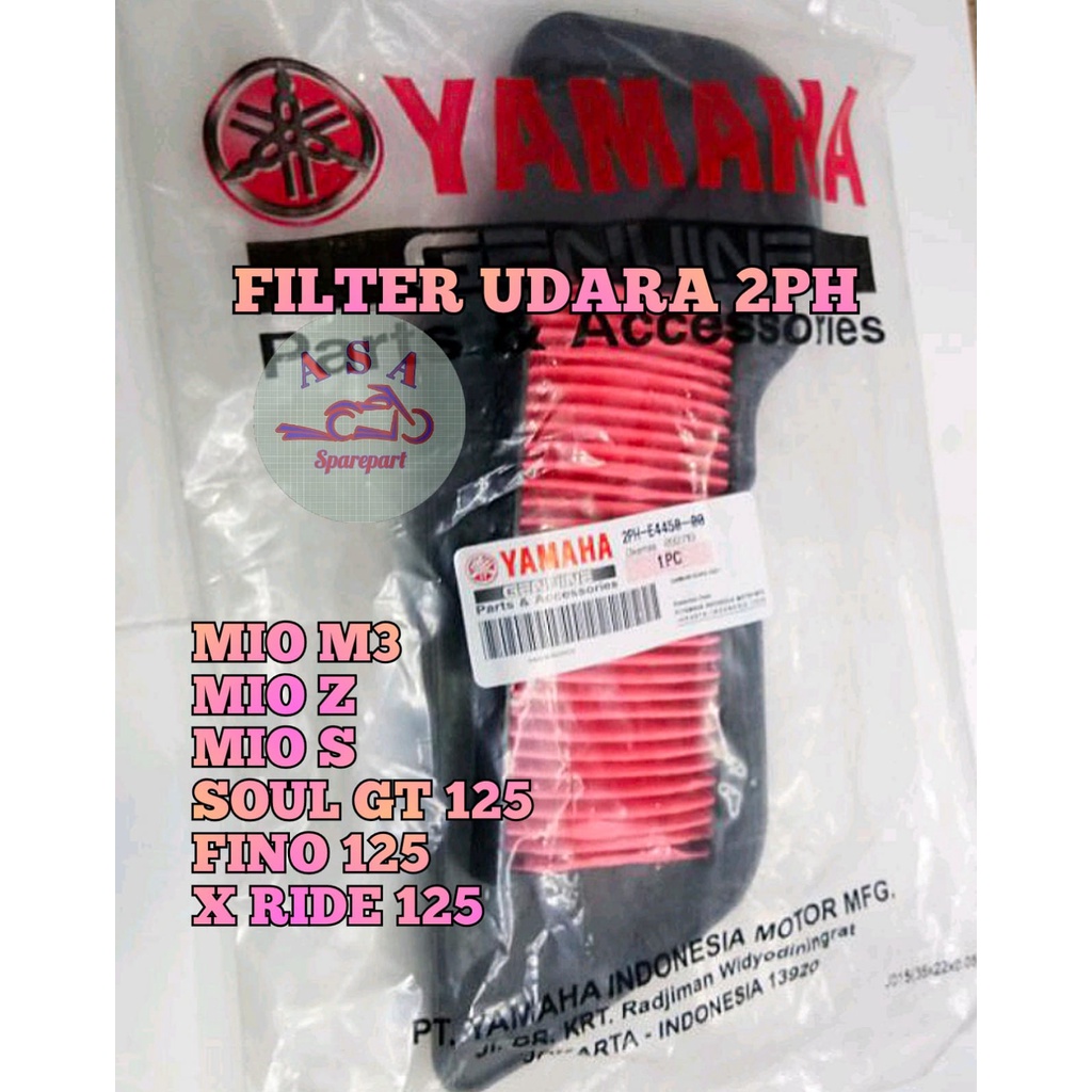 Jual Filter Udara Yamaha 2ph Mio M3 Mio Z Mio S Soul Gt 125 Fino 125 X Ride 125 0525