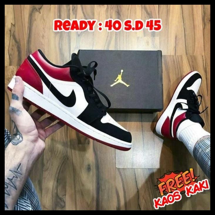 Nike Air Jordan 1 Low Premium Quality / Sepatu Sneakers Pria / Basket