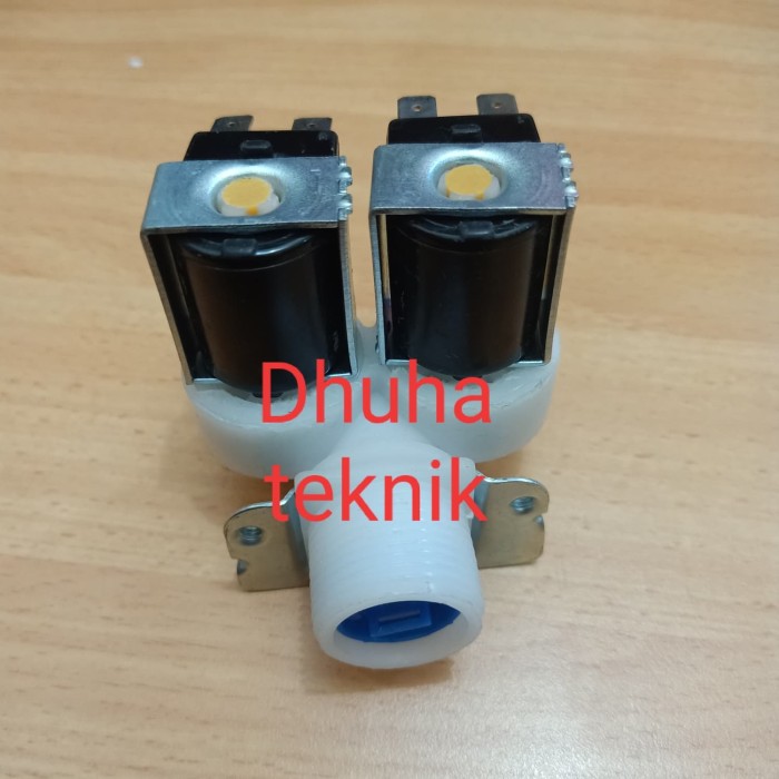 selenoid valve mesin cuci 2 katup elektronik / magnetik
