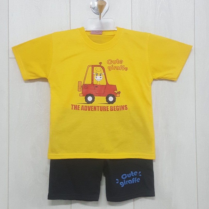 SETELAN KAOS ANAK LAKI-LAKI SML 1-3 TAHUN KREASI MODE 191219-1