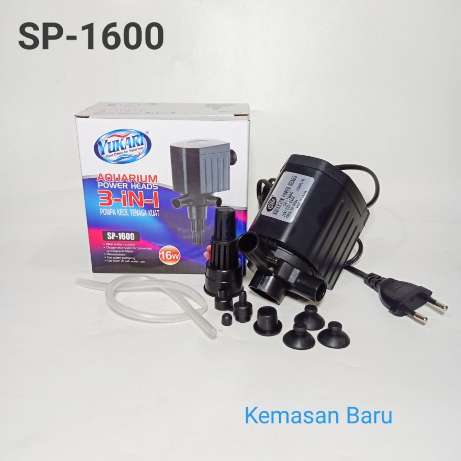 SPA SP1600A / YUKARI SP1600 Pompa aquarium kolam powerhead low watt 1600 SP 1600