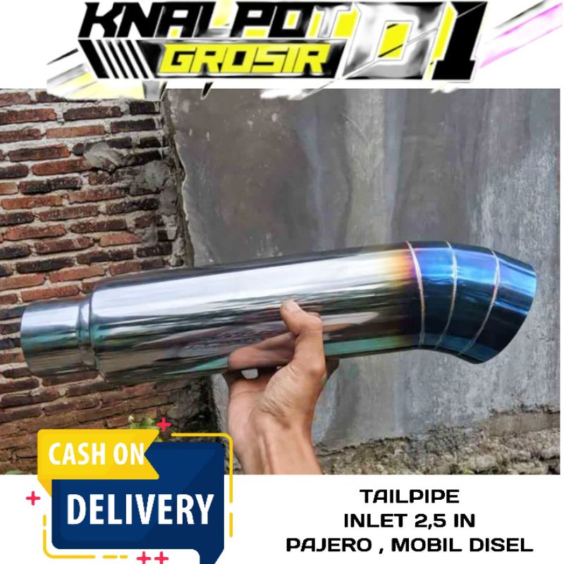 TAILPIPE JS RACING Untuk Mobil Disel Pajero Hilux Car exhaust Racing Tailpipe Tailpipe Bent Tailpipe
