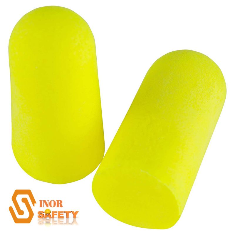 Earplug 3M E-A-Rsoft Yellow Penyumbat Telinga Saat Kerja dan Tidur SEPASANG KIRI DAN KANAN