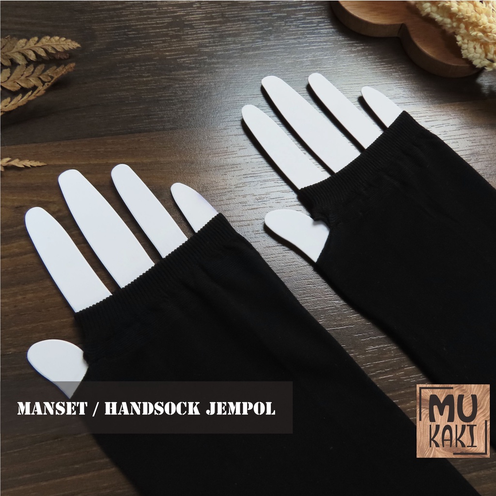 Manset Tangan Handsock Jempol Anti Gerah Mukaki