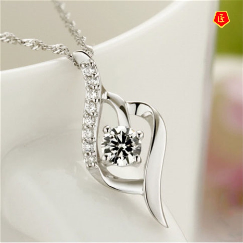 [Ready Stock]Feather of Heaven Necklace Fashion Necklace Elegant Graceful