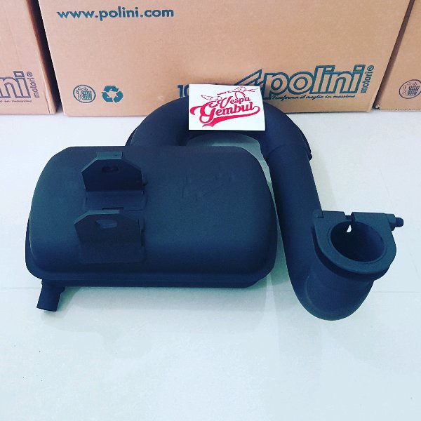 TERBARU  polini bigbox exhaust knalpot untuk vespa spartan excell 200 original  TERMURAH