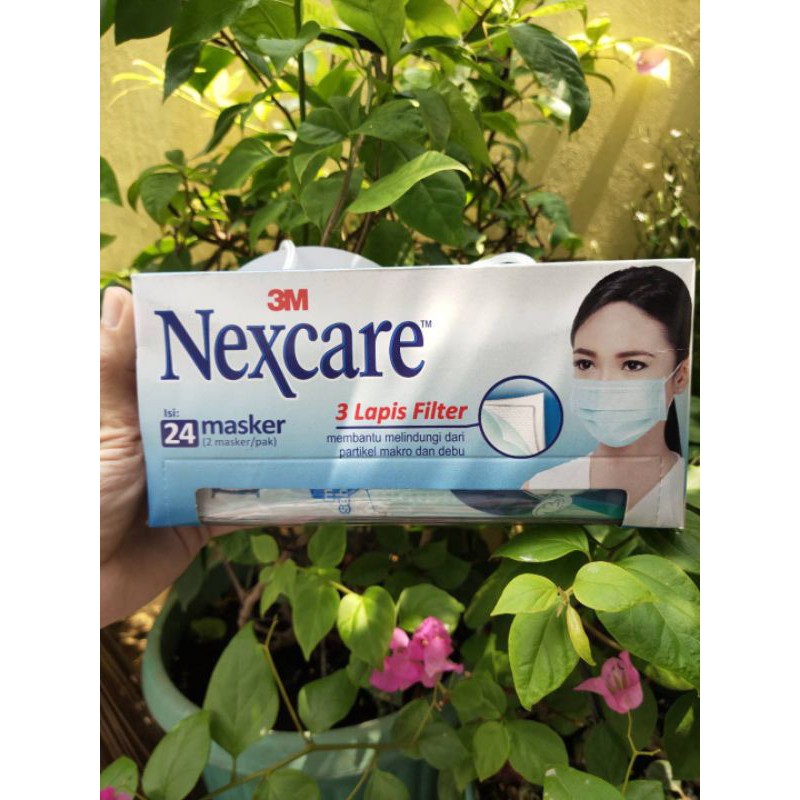 Masker 3M 3 ply Nexcare 1 boks isi 24 pcs Murah